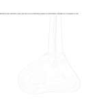 Pendant lamp made of blown glass Illange