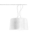 Lampa wisząca LED z materiału kompozytowego Aguadas