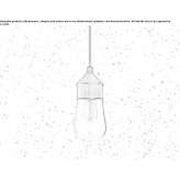 Lampa wisząca LED ze szkła Vendat