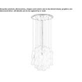 Murano glass hanging lamp Mesilla
