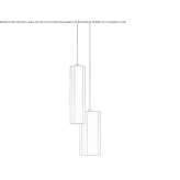 Lampa wisząca z tkaniny Peabody