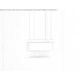 LED hanging lamp made of borosilicate glass Aradac