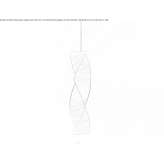Pendant lamp made of recycled material Koekange