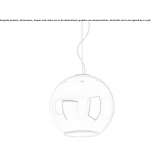 Pendant lamp made of blown glass Tuglie