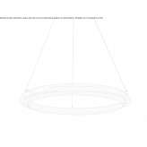Lampa wisząca LED ze stali nierdzewnej Patsch