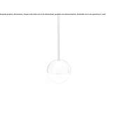 LED hanging lamp made of blown glass Talysarn