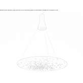 Metal LED hanging lamp Uithoorn