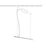 LED hanging lamp made of anodized aluminum Tarnby