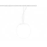 LED hanging lamp made of glass Ekeroe