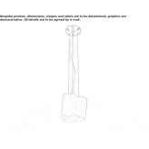 Lampa wisząca z dmuchanego szkła Gesturi