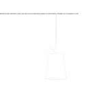 Polycarbonate hanging lamp Morelita
