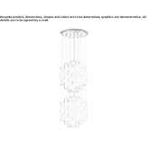 Murano glass chandelier Mesilla