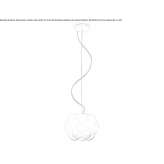 Glass pendant lamp Gumtow