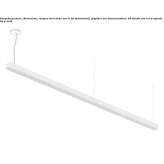 LED hanging lamp made of technopolymer Zurow