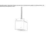 Crystal LED hanging lamp Astakos