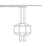 Aluminiowa lampa wisząca LED Hemeius
