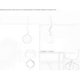 Lampa wisząca LED z dmuchanego szkła Nanuet