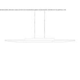 Metal LED hanging lamp Burt