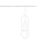 Metalowa lampa wisząca Judsonia