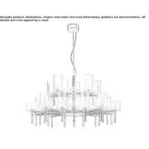 Crystal chandelier Gelles