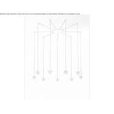Crystal LED hanging lamp Kadarkut