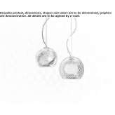 Crystal pendant lamp Beuren