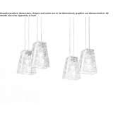 Crystal pendant lamp Change