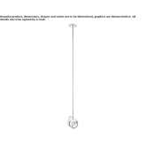 Metal hanging lamp Pucking