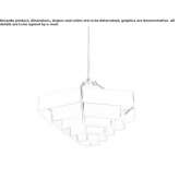 Aluminiowa lampa wisząca LED z funkcją ściemniania Poduri