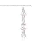 Pendant lamp made of blown glass Nyssa