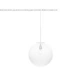 Pendant lamp made of blown glass Kelc