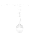 Glass pendant lamp Kiili