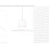 Aluminum LED hanging lamp with dimmable function Llorente