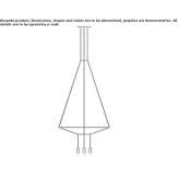 Aluminiowa lampa wisząca LED Hemeius