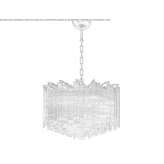 Handmade glass pendant lamp Xoteapan