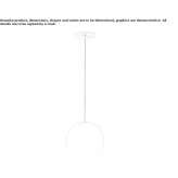 Lampa wisząca z dmuchanego szkła Lofall