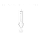 Lampa wisząca z malowanego metalu Wlochy
