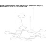 Aluminum LED hanging lamp Flero