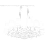 Wooden chandelier Zemes