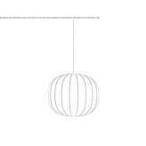 Handmade Japanese paper hanging lamp Bedzin