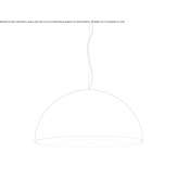 Polyethylene hanging lamp Lyssach