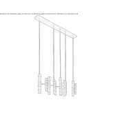 Metal chandelier Tarxien