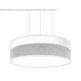 Lampa wisząca z tkaniny Machado