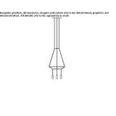 Aluminiowa lampa wisząca LED Hemeius