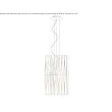 Wooden hanging lamp Dixiana