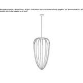 Aluminum LED hanging lamp Tarvin