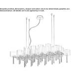 Pendant lamp Gelles