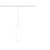 Metal LED hanging lamp Semelhe