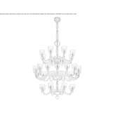 Blown glass chandelier Appleby