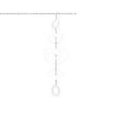 LED hanging lamp made of glass Levone